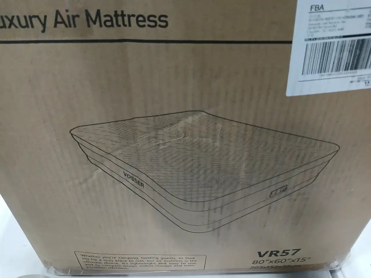 Air Mattress Queen with Built in Pump,Foam Topper Blow up Mattress