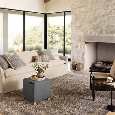 Loloi Amber Lewis Morgan Rug 7'3" x 9'3" — Denim/Multi