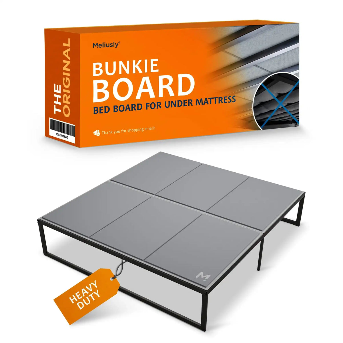 Heavy Duty Bunkie Board King Size (76x80) - Non-Slip Breathable Bed Support Board for Slatted Bed Frame