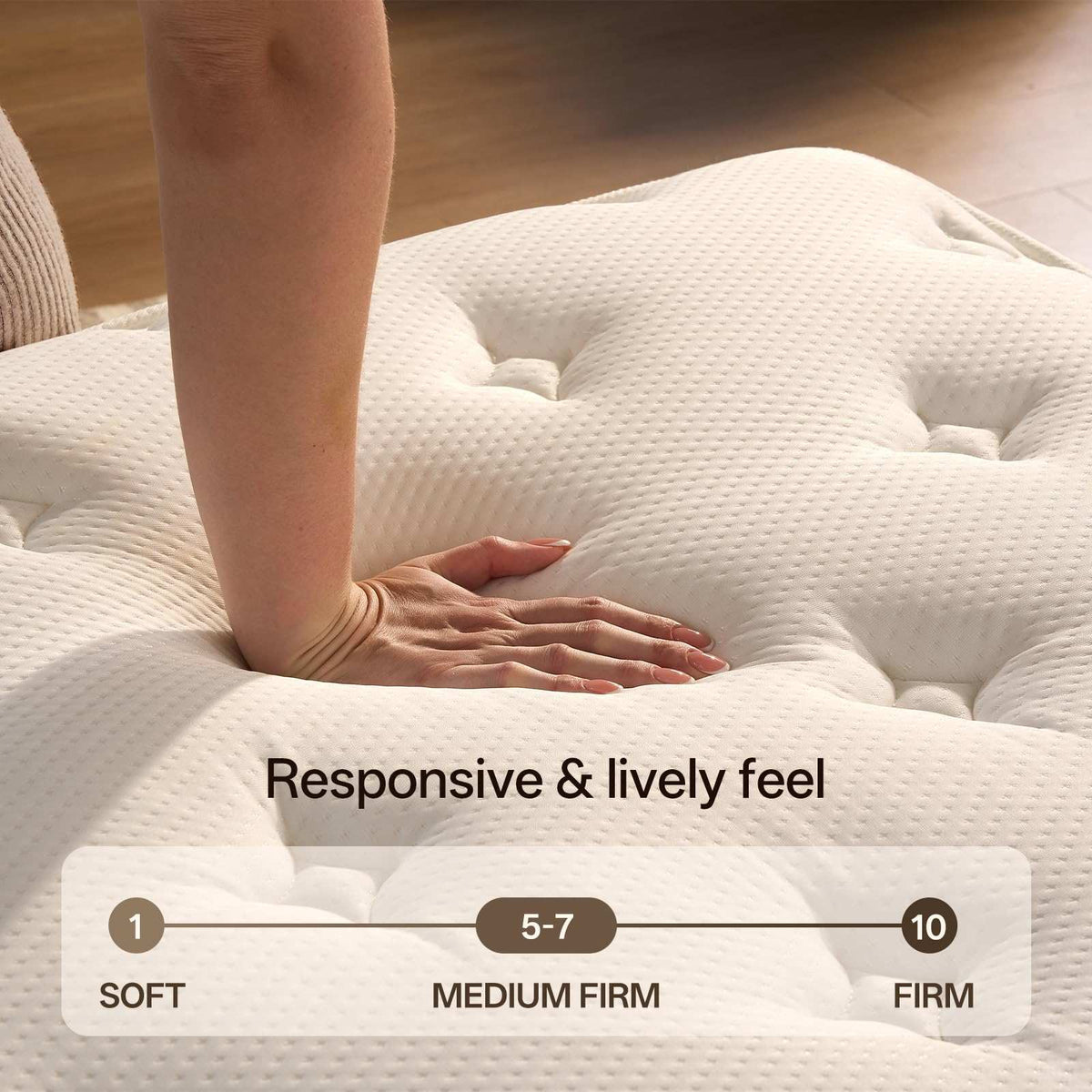 12" Full Hybrid Mattress – Medium-Plush