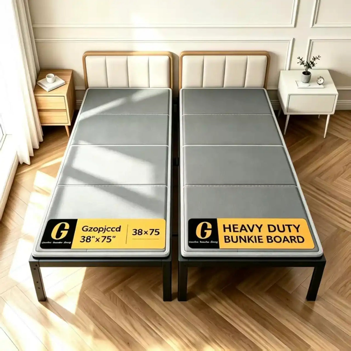 Twin Heavy-Duty Bunkie Boards – Set of 2
