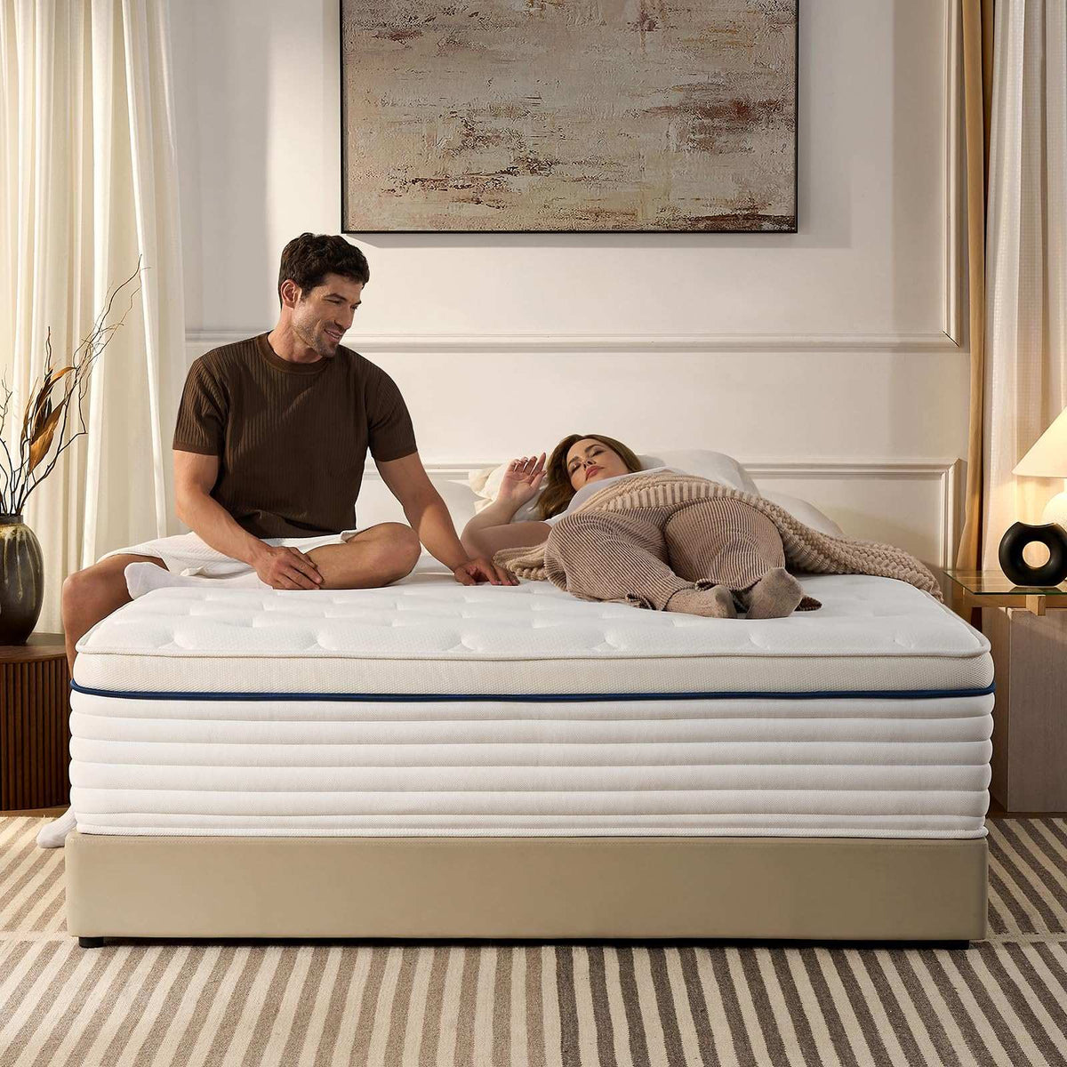 12" Full Hybrid Mattress – Medium-Plush