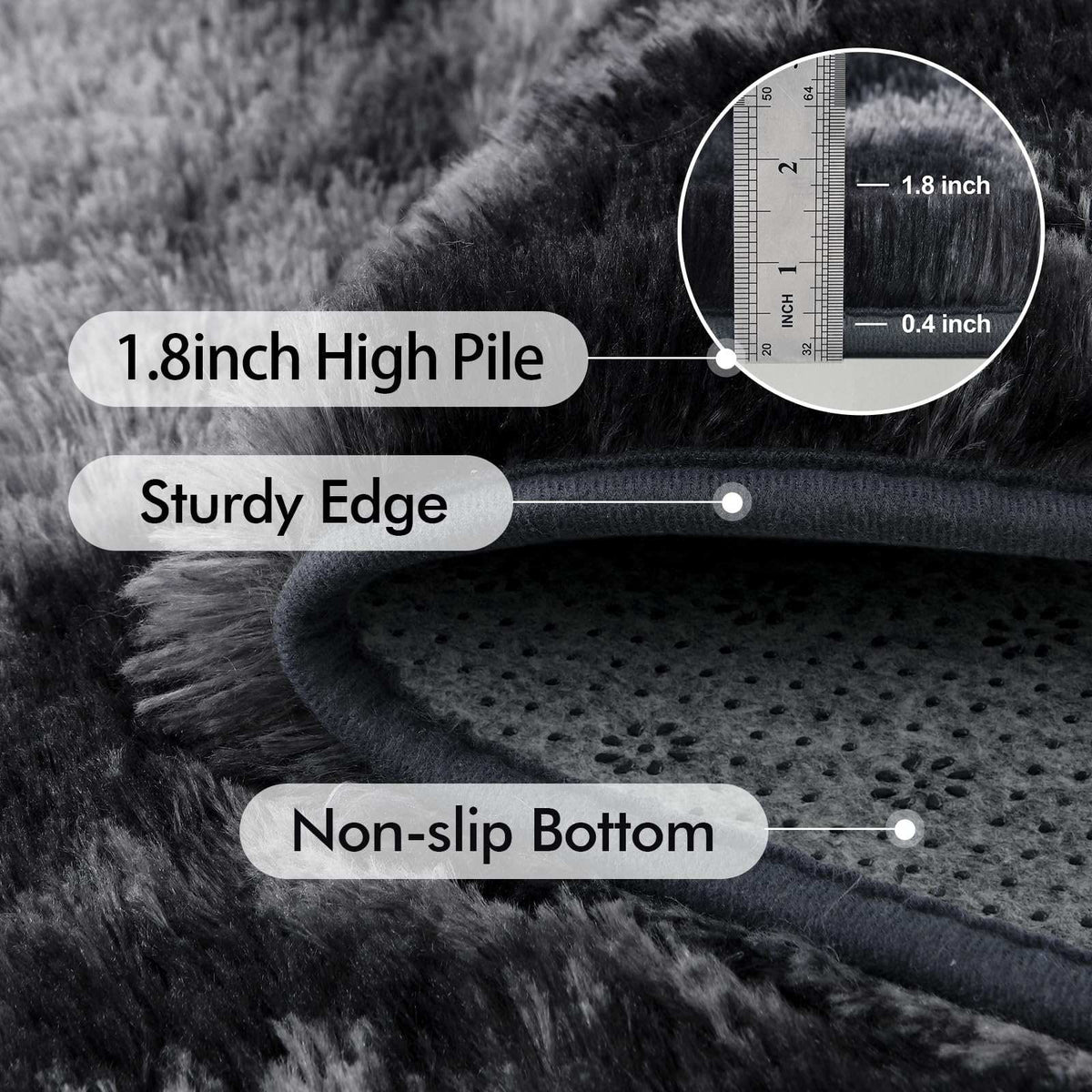 10x14 Ft Extra Large Shag Rugs for Living Room, Ultra Soft Fluffy Furry Area Rugs for Bedroom Indoor Floor