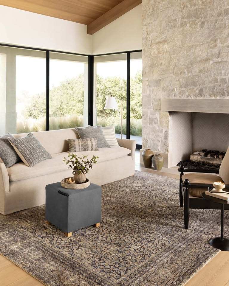Loloi Amber Lewis Morgan Rug 7'3" x 9'3" — Denim/Multi