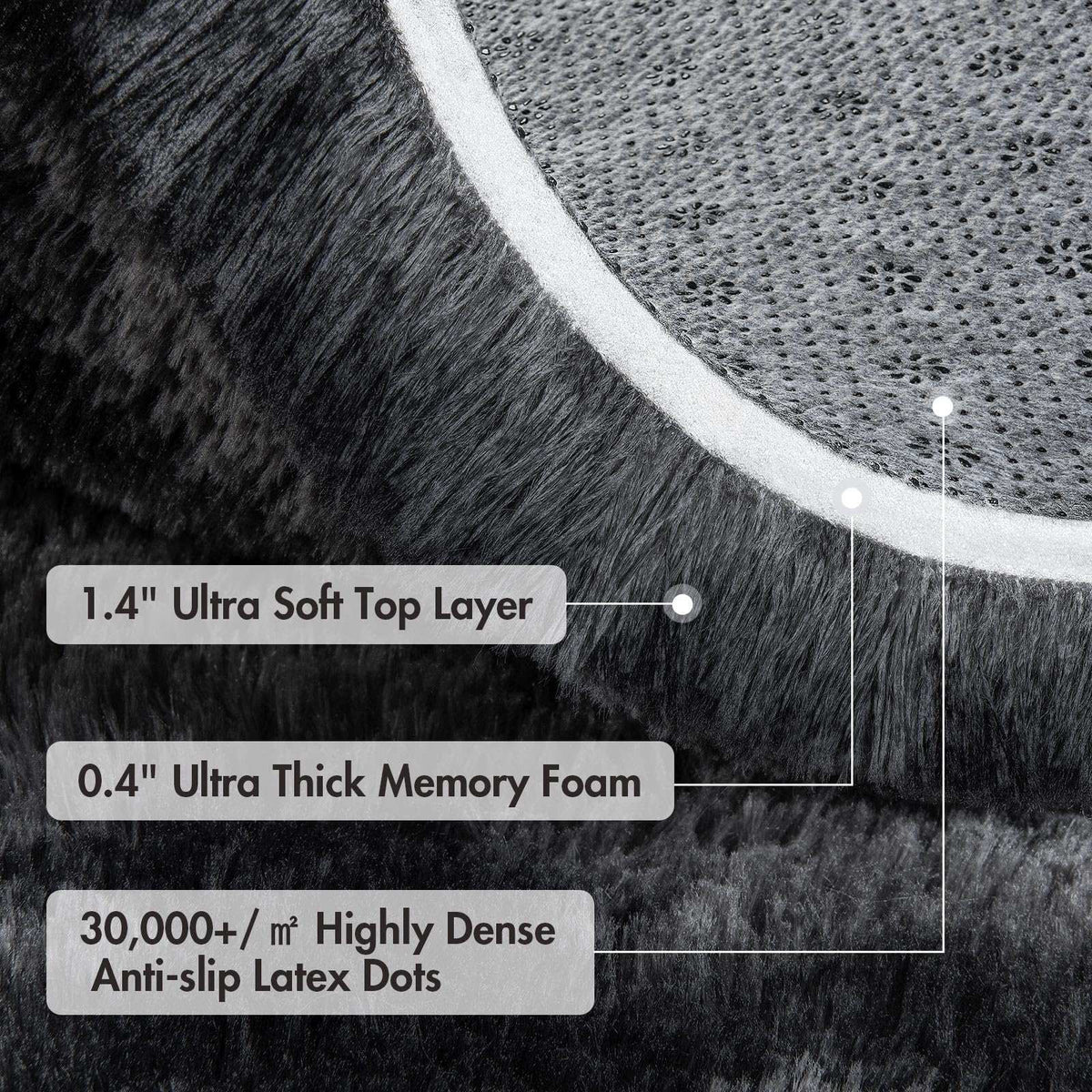 10x14 Ft Extra Large Shag Rugs for Living Room, Ultra Soft Fluffy Furry Area Rugs for Bedroom Indoor Floor