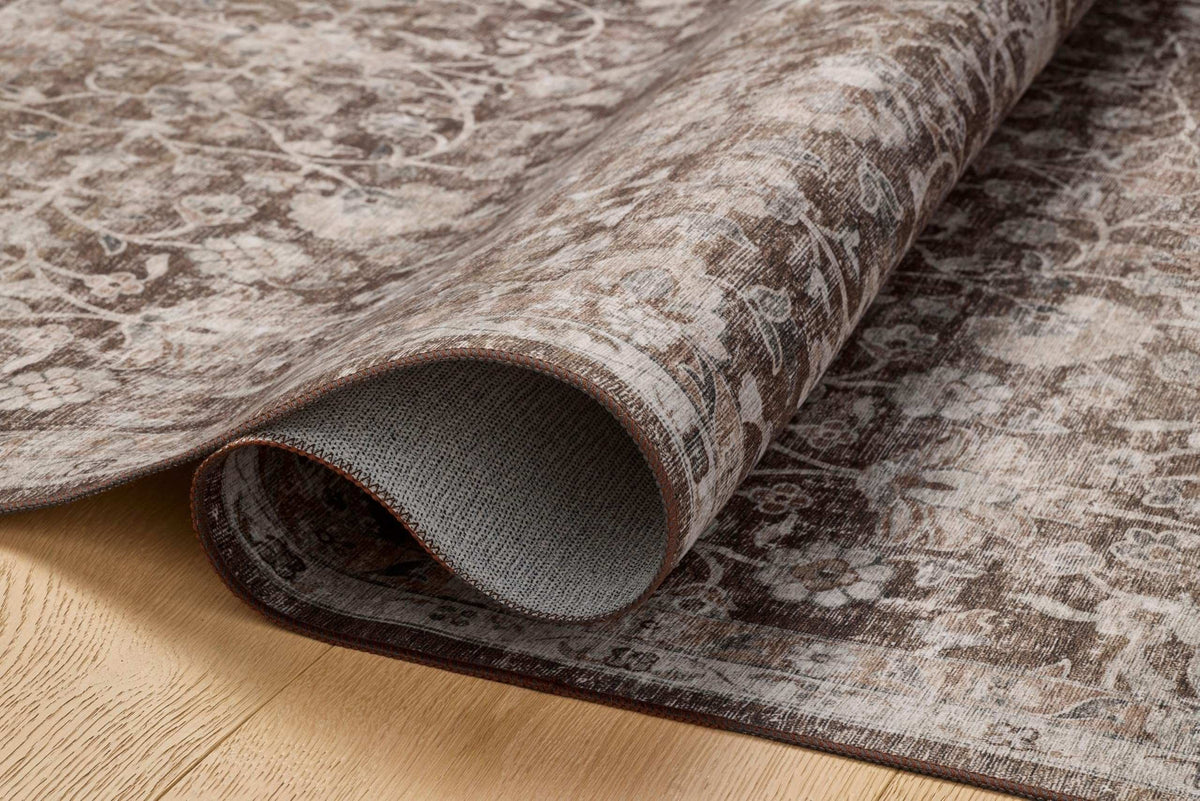 Loloi Amber Lewis Josie Collection JOS-02 Earth/Natural 6'-0" x 9'-0", .13" Pile Height