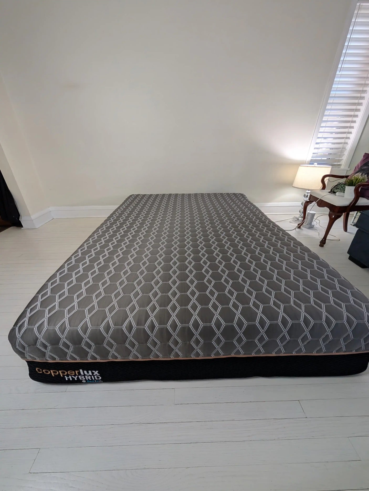 BedTech Copper Lux 14” Hybrid Mattress | Like New, Chicago Pickup / Delivery