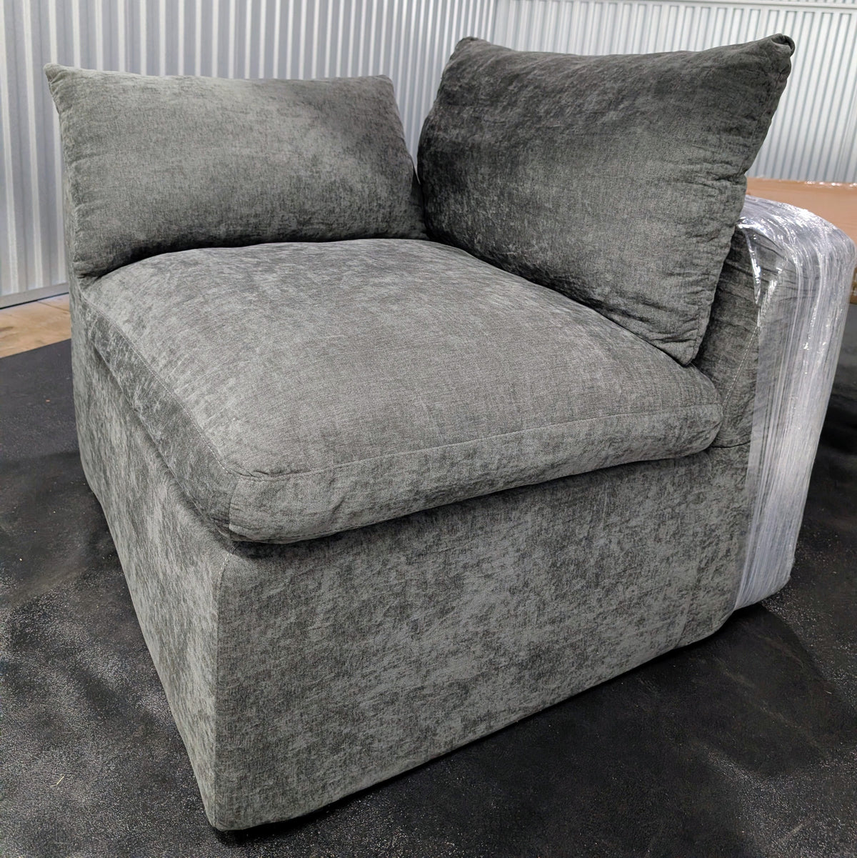 Dark Gray Boneless Lounge Chair – New Open Box