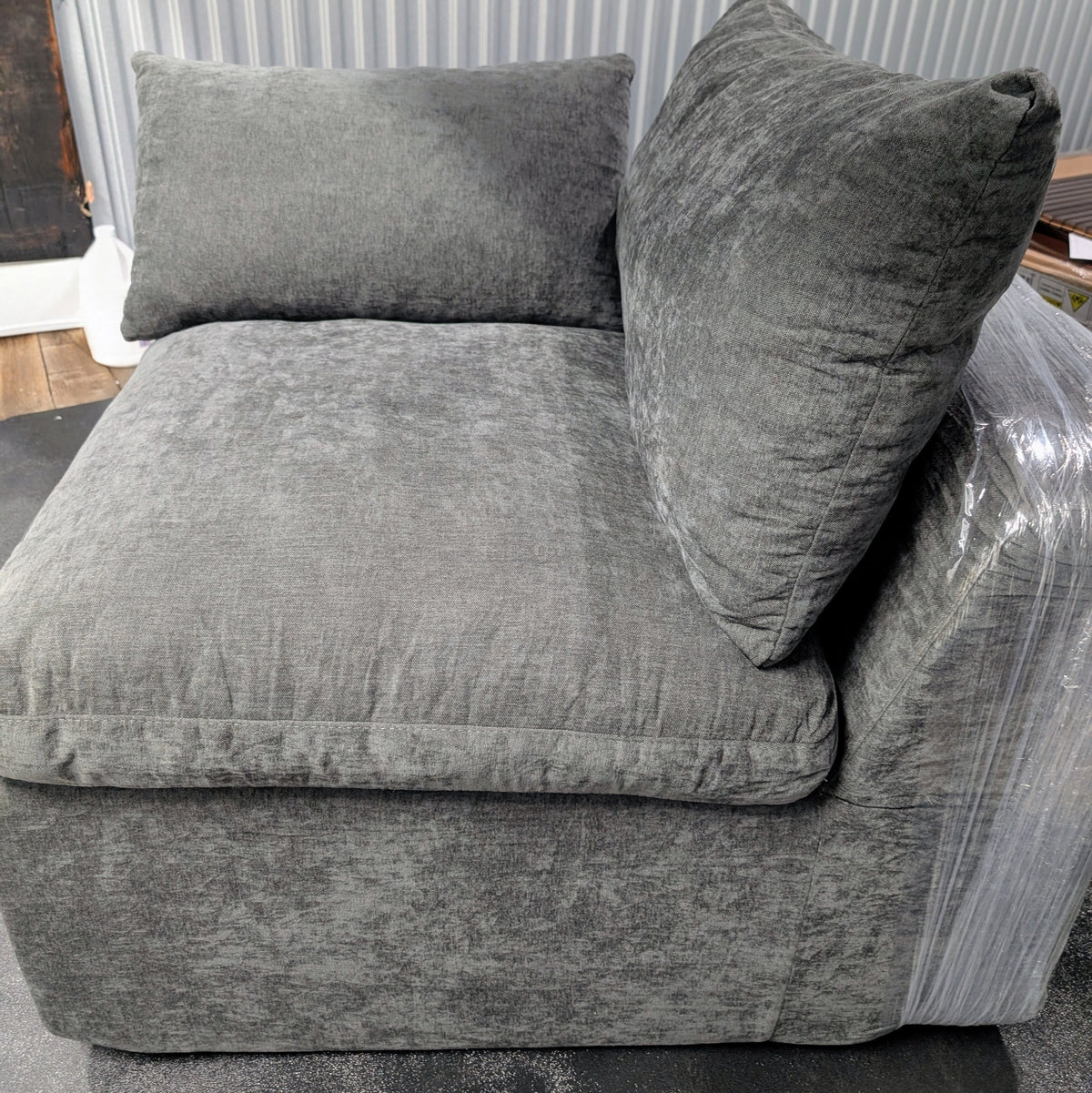 Dark Gray Boneless Lounge Chair – New Open Box