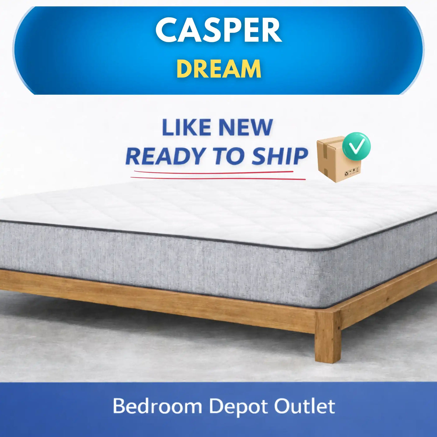 Casper Dream, 12" Hybrid Mattress | Recompressed, Ready to Ship