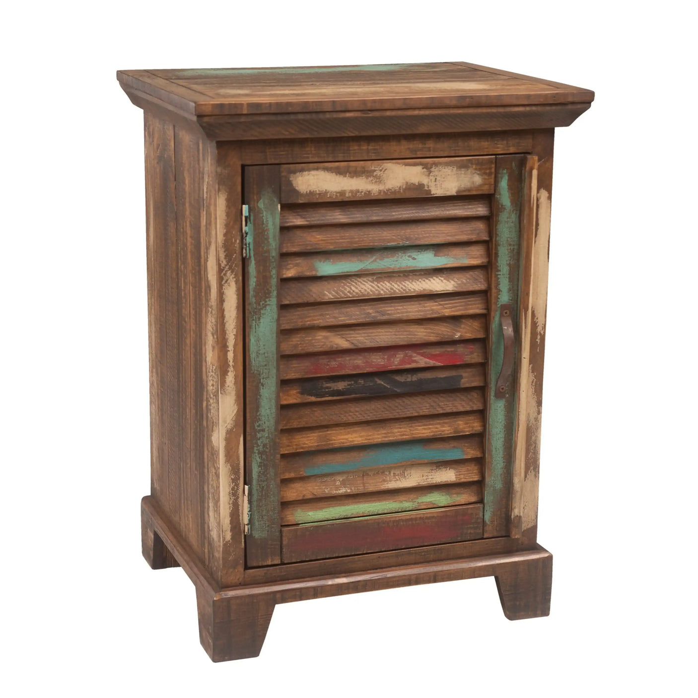 Cabana Rustic Nightstand with 1 Door