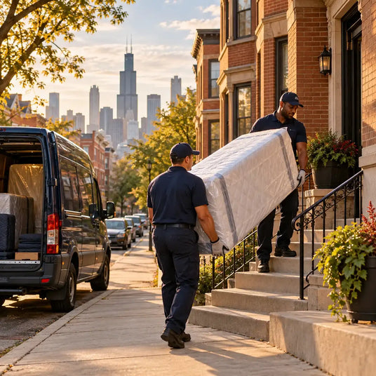Bedroom Depot local mattress delivery at a Chicago residence
