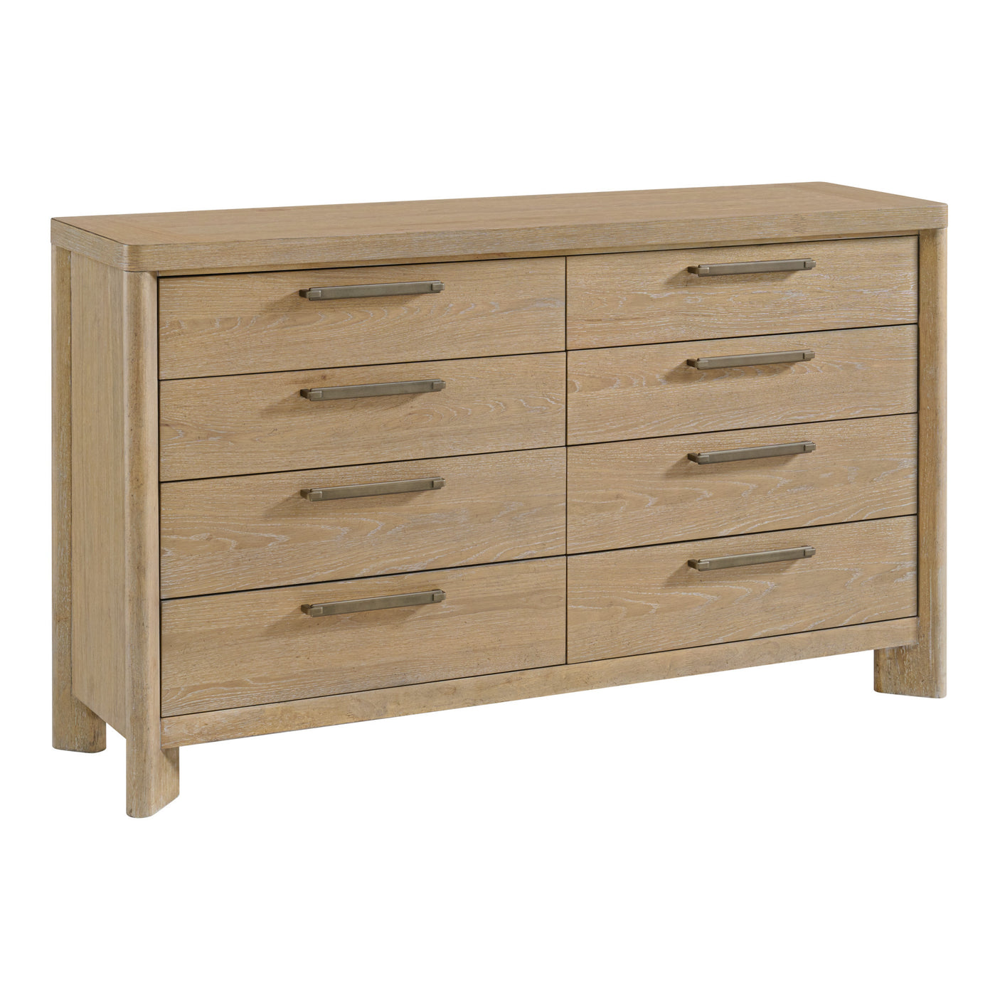 Clove Tan 8-Drawer Dresser
