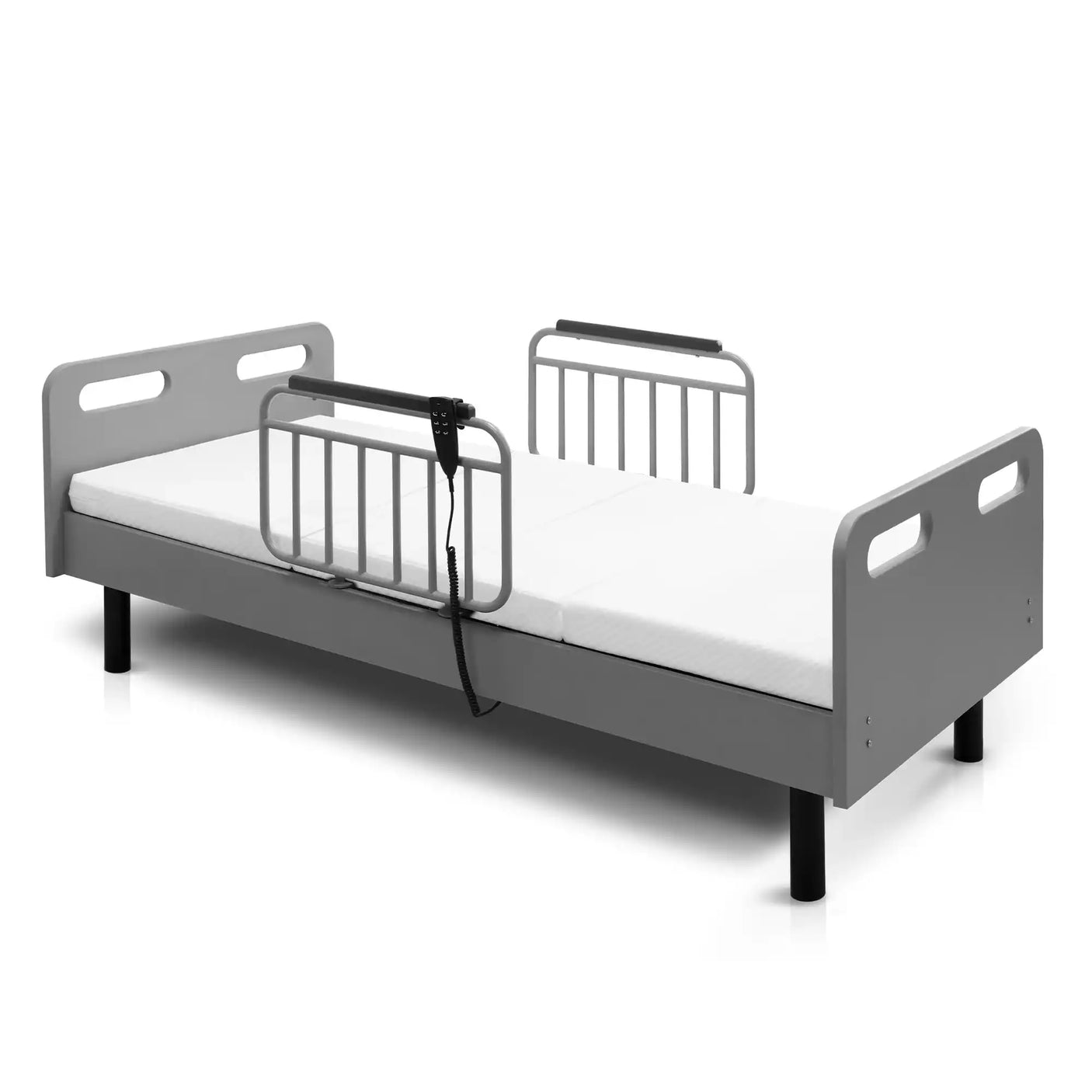 Electric Adjustable Hospital Bed for Home Use with Memory Foam Mattress