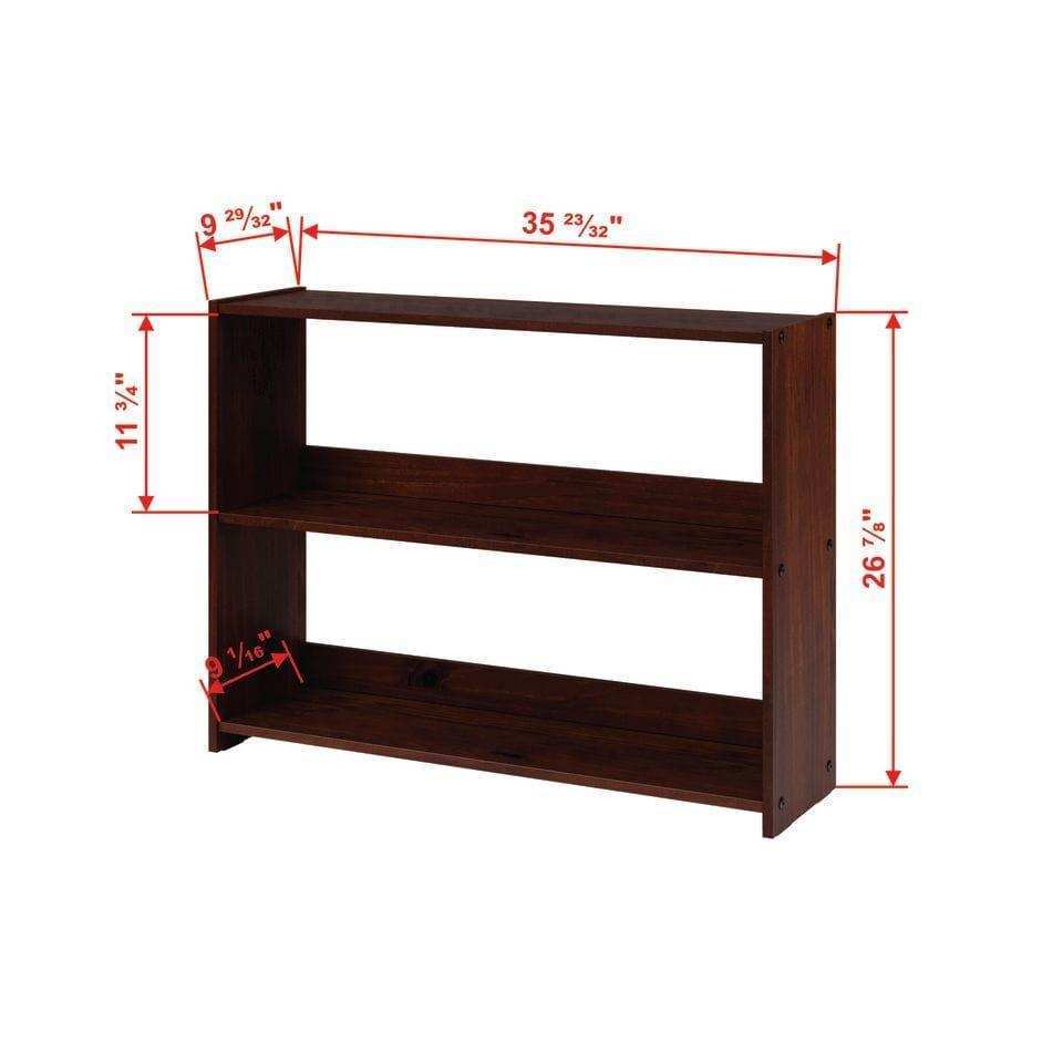 Donco Double Twin Loft Bookcase 7600-DCP - Bedroom Depot USA