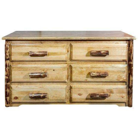 Glacier Country Collection 6 Drawer Dresser MWGC6D - Bedroom Depot USA