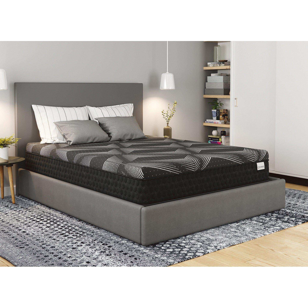 11" Hybrid Mattress, Diamond Matrix Copper Foam & Springs, Medium
