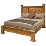 Hacienda Rustic Bed Low Footboard