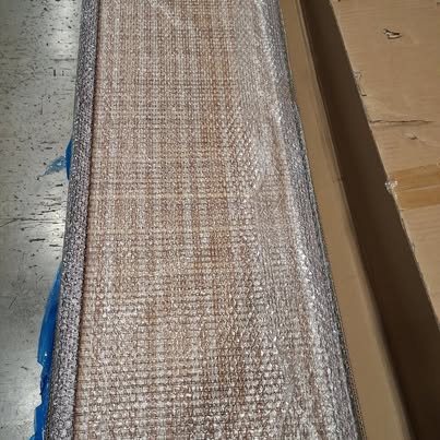 Loomveil 8-Panel Bamboo Room Divider — 5.6 ft Tall, Brown, New