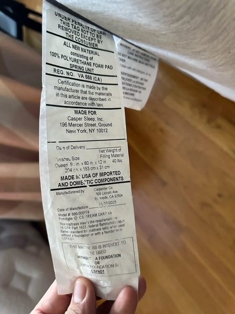 Casper Dream 12” Hybrid – Like New | Chicago Pickup / Local Delivery