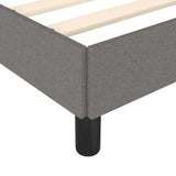 Bed Frame Without Mattress Dark Gray 76"x79.9" King Fabric