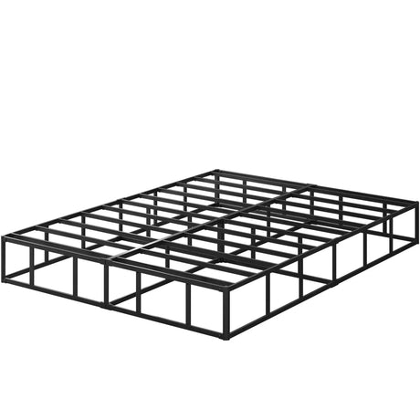 10 Inch King Box Spring High Profile, Heavy Duty Metal King Size Box Spring Bed Base with Fabric Cover
