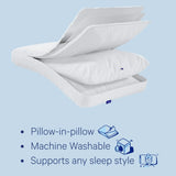Casper Sleep Original Cooling Pillow – Standard Down-Alternative Bed Pillow