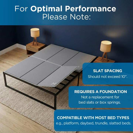 Heavy Duty Bunkie Board King Size (76x80) - Non-Slip Breathable Bed Support Board for Slatted Bed Frame