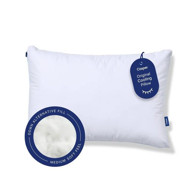 Casper Sleep Original Cooling Pillow – Standard Down-Alternative Bed Pillow