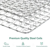 Novilla Twin Mattress, 6 Inch Twin Size Mattresses in a Box with Smarts™ Coil for Pressure Relief