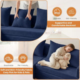 79" Modular Sectional Sofa, Boneless Convertible Sleeper Sofa Bed