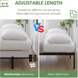 Full Metal Bed Frame, 7 Inch Low Heavy Duty Platform Bed Frames Full Size for Box Spring and Mattress