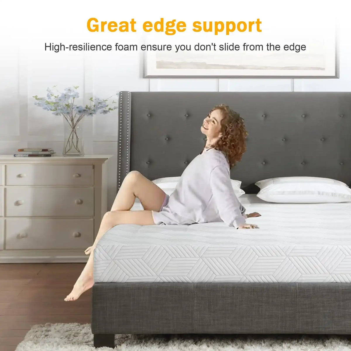 Full Size Mattress in a Box with Medium-Firm Memory Foam
