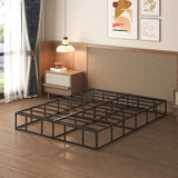 10 Inch King Box Spring High Profile, Heavy Duty Metal King Size Box Spring Bed Base with Fabric Cover