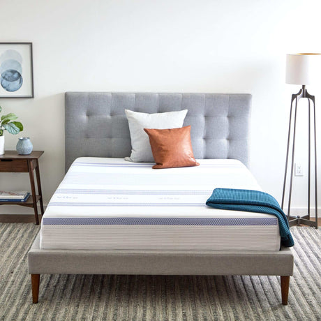 Vibe Gel Memory Foam Mattress, 12-Inch CertiPUR-US Certified Bed-in-a-Box, Full, White