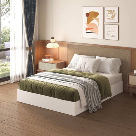 10 Inch King Box Spring High Profile, Heavy Duty Metal King Size Box Spring Bed Base with Fabric Cover