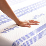 Vibe Gel Memory Foam Mattress, 12-Inch CertiPUR-US Certified Bed-in-a-Box, Full, White