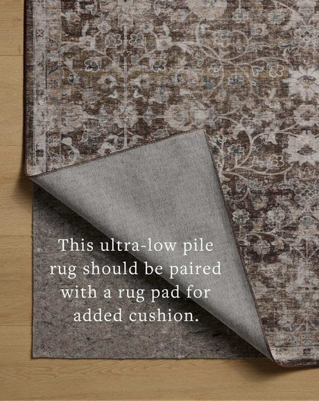 Loloi Amber Lewis Josie Collection JOS-02 Earth/Natural 6'-0" x 9'-0", .13" Pile Height