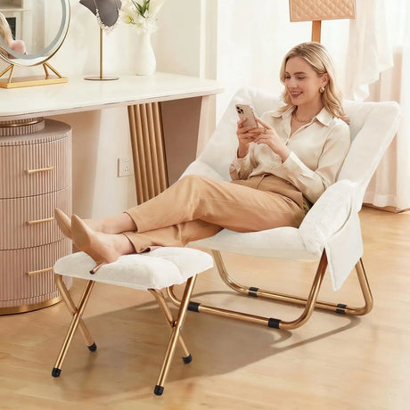 Comfy Saucer Chair, Foldable Living Room Chairs