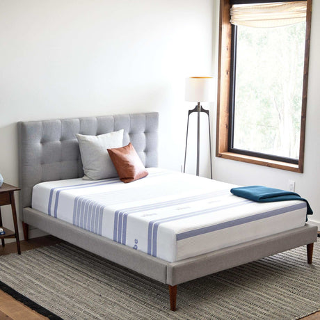 Vibe Gel Memory Foam Mattress, 12-Inch CertiPUR-US Certified Bed-in-a-Box, Full, White