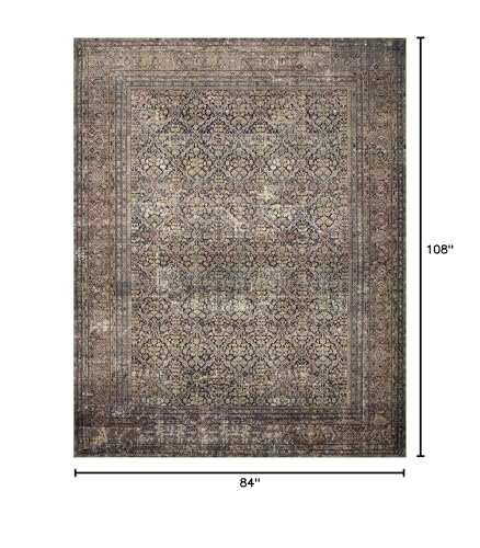 Loloi Amber Lewis Morgan Rug 7'3" x 9'3" — Denim/Multi
