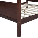 Queen Canopy Bed Frame — Espresso, Headboard & Footboard, New in Box