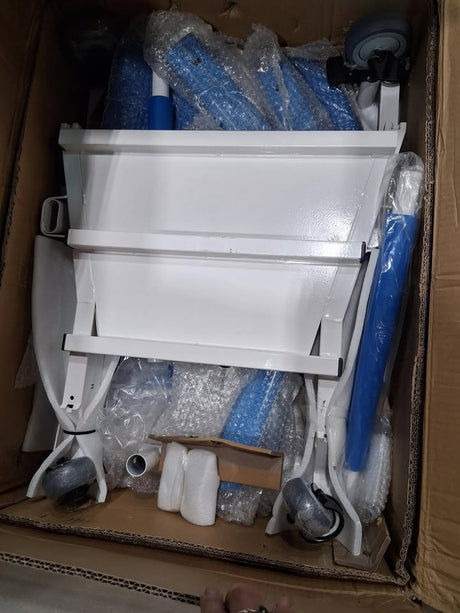 ProTraverce Sit-to-Stand Lift SAL02 — 400 lb Capacity, Sky Blue, New in Box