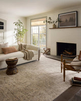 Loloi Magnolia Home Junie Oatmeal/Smoke 7'-10" x 10'-2" Area Rug