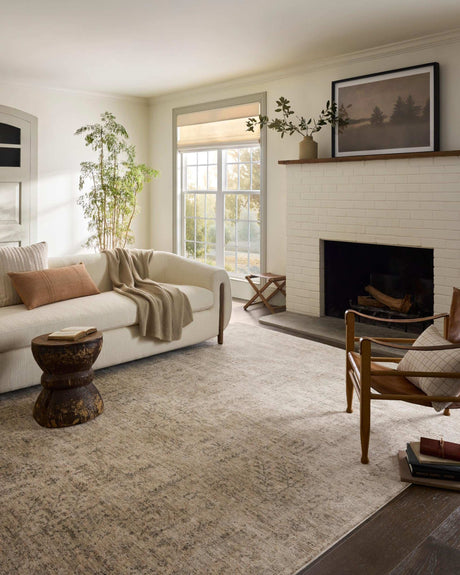 Loloi Magnolia Home Junie Oatmeal/Smoke 7'-10" x 10'-2" Area Rug