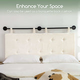 Wall Mounted Headboards for Queen Size Bed, Hanging Head Board Wall with Button Tufting