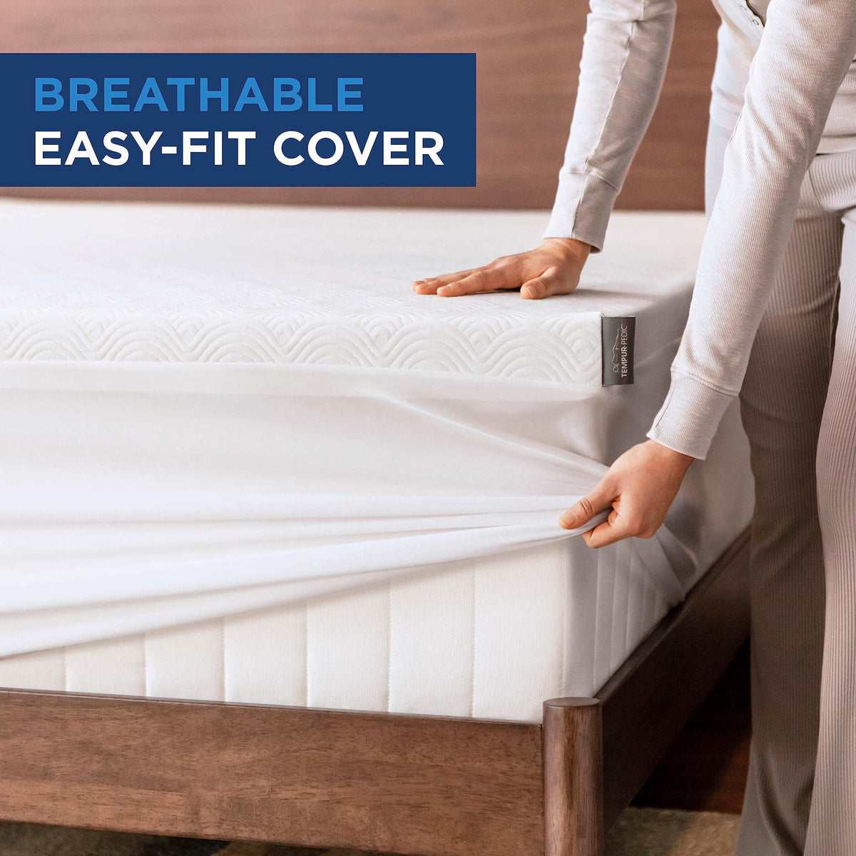 TEMPUR-Pedic Tempur-Cloud 2-Inch Mattress Topper, Queen,White