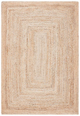 SAFAVIEH Area Rug 3x5- Cape Cod Collection - Natural Brown, Handmade Braided Flat Weave Jute (CAP252A)