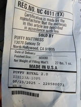Puffy Royal 14” Plush Hybrid – Like New | Chicago Pickup / Delivery