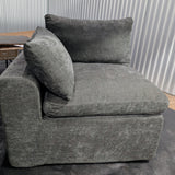 Dark Gray Boneless Lounge Chair – New Open Box